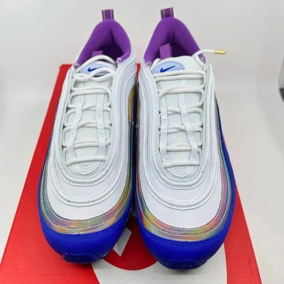 Nike Air Max 97 QS 2020 Easter Shoes CJ0591-100 White Purple Nebula Mens Size 7 main image 7